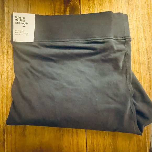 Nike Slate Blue Mid Rise 7/8 Leggings - 2X - Picture 3 of 6
